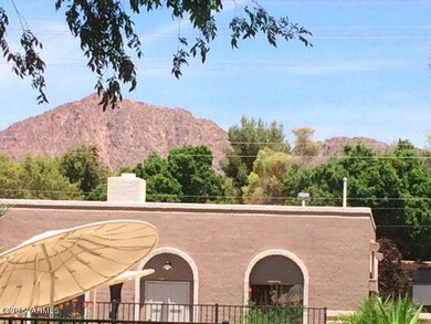 Camelback Mountain over the clubhouse