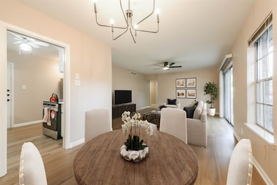 Virtually-staged photo: Highlighting the open floo