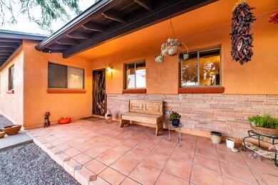 Covered front patio