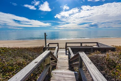 Private walkway to beach