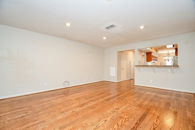 Elegant wood floors enhance the entire space!