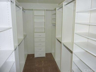 Walk-in closet with organizer