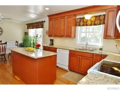 Spacious Kitchen with an Island!  Smooth Top Stove