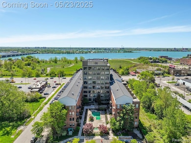 Building aerial - pool