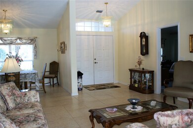 Foyer with double door entry.