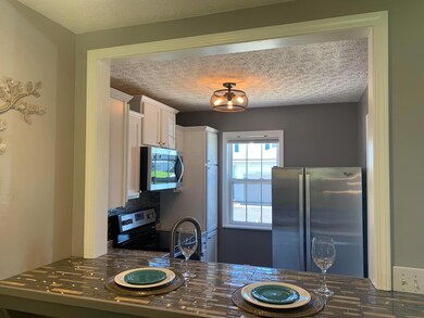 Built in bar-top table
