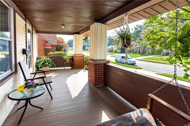 Welcoming front porch
