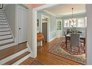 Gracious entry and staircase.