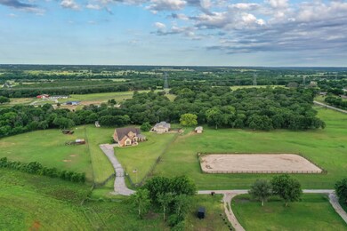 Drone / aerial view with a rural view