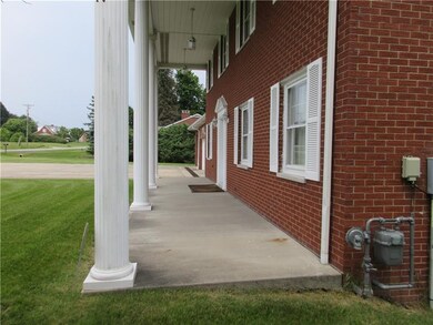 37x8 ft. covered front porch.