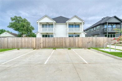 Uncovered parking lot with ceiling fan