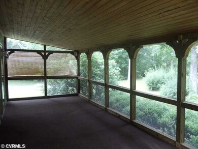 Porch - full front screened porch with water view