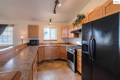 The Kitchen offers an abundance of counter space a