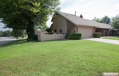 This home is on a great corner lot with mature tre