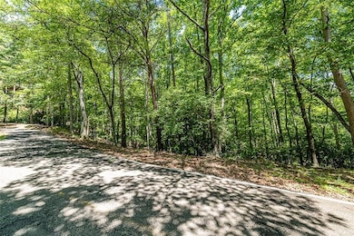 View of asphalt road with a wooded view