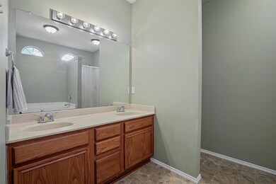 Master En-suite has double sink vanity