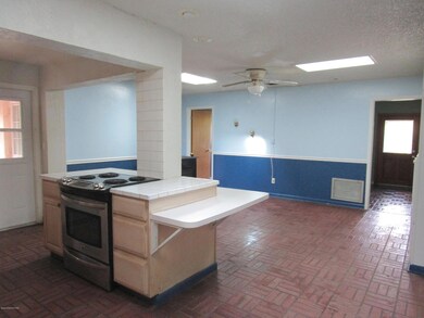 kitchen and dining area