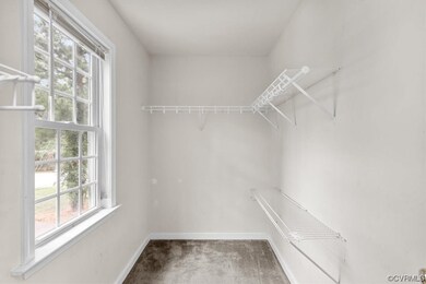 Walk-in closet.