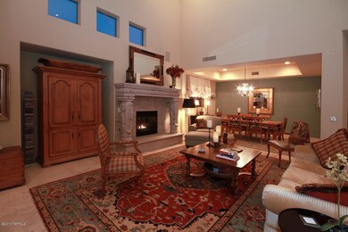 Living Room into dining room