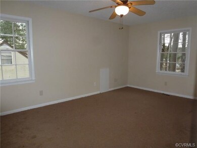 Master Bedroom with New Carpet and Freshly Painted
