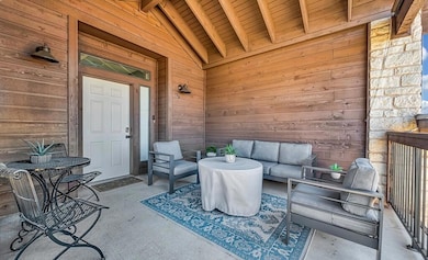 Private Front entry patio