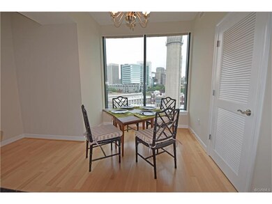 Dining Room overlooking the city lights.