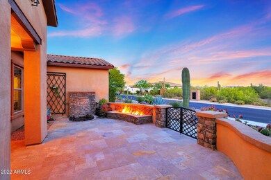 Travertine Custom Front Courtyard