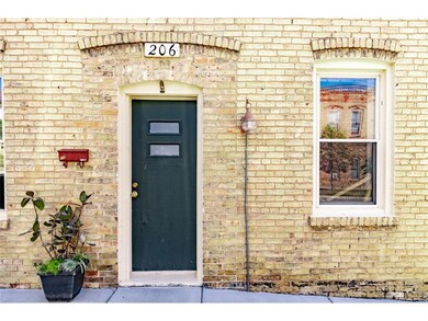 Street entrance to main level unit