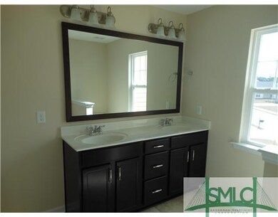 Master Bath/Spa. Double Vanities and Framed Mirror