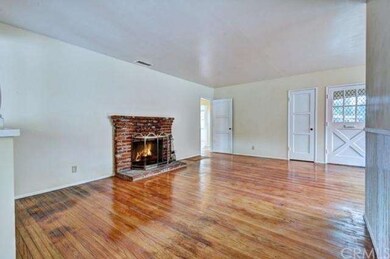 True wood burning fireplace.