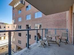Private balcony overlooking pool