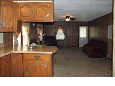 KITCHEN IS OPEN TO LIVING ROOM