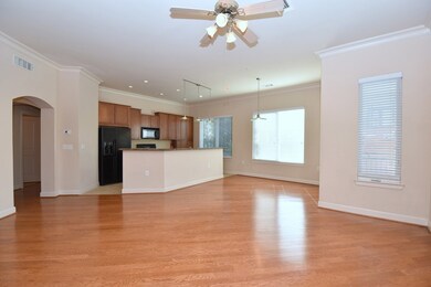 Open concept living space.