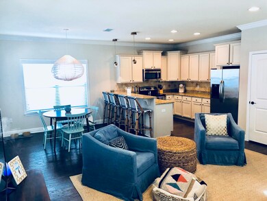Family Room plus kitchen and dining area