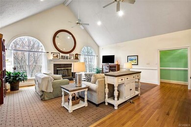 Eat-in kitchen area view to the family room and in