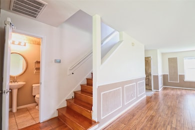 This photo showcases a bright, open area with hard