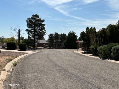 up the street to the east