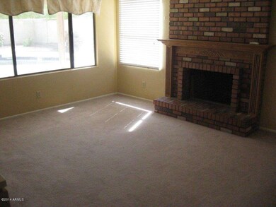 Family room with fireplace