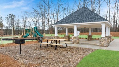 Communal playground with a gazebo