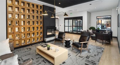 Common area with recessed lighting