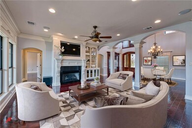 **Virtual Staging**Open living room and dining roo