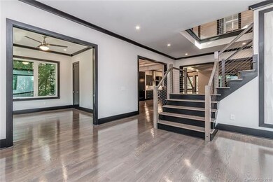 Double 8' Pocket Doors open to an Office.