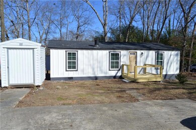 View of outbuilding