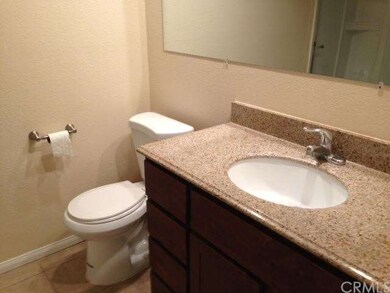Bathroom with granite counters!