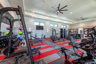 Fitness center with weights and interactive cardio