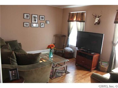 Living Room. living room with gleaming hardwoods