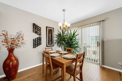Sliding glass doors open to balcony