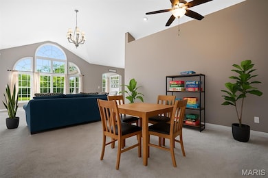 Virtually Staged Dining Room