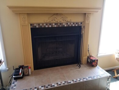 Cozy fireplace