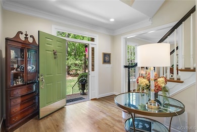 Spacious, welcoming foyer.